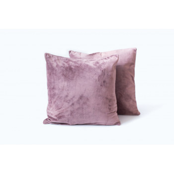 Подушка пильно-рожева велюр