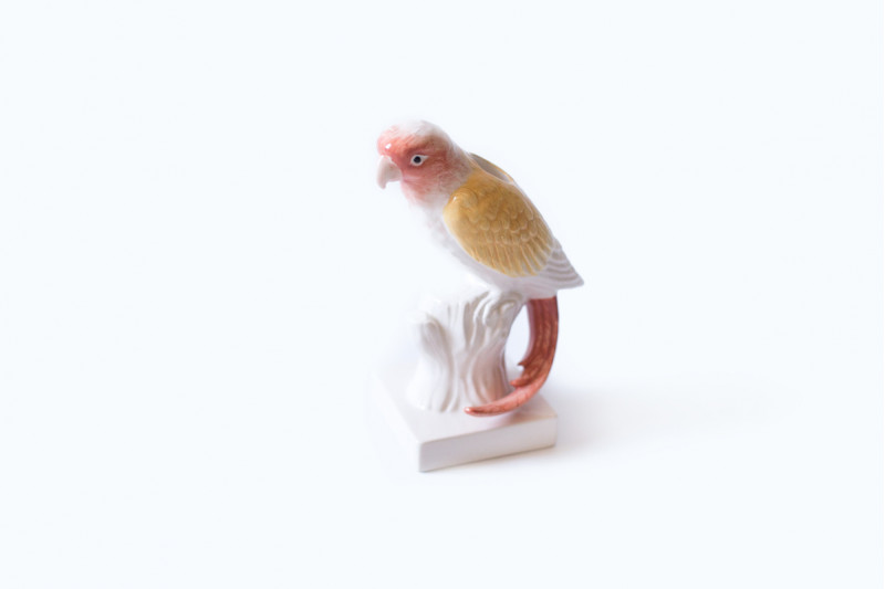 Статуетка папуга кераміка