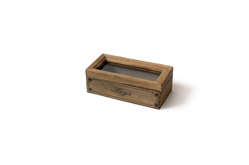 Скринька дерев'яна зі склом