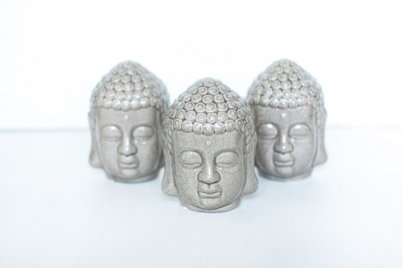 Будда сірий кераміка